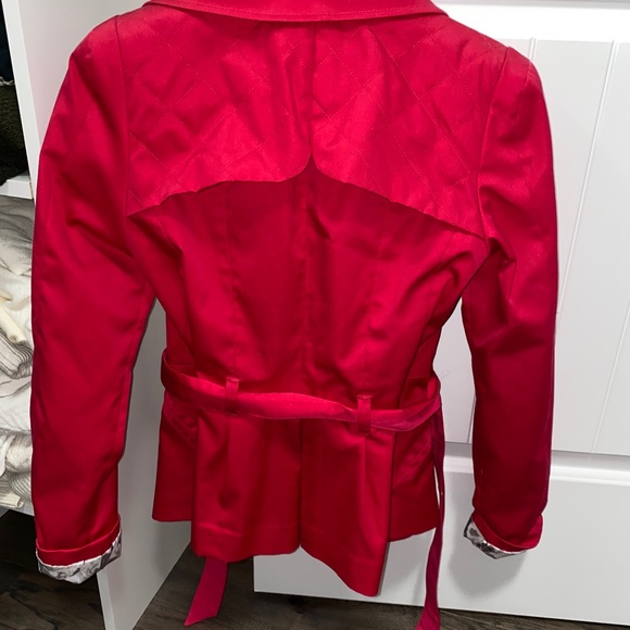 H&M Trench style jacket hip length size 4 - Picture 4 of 4